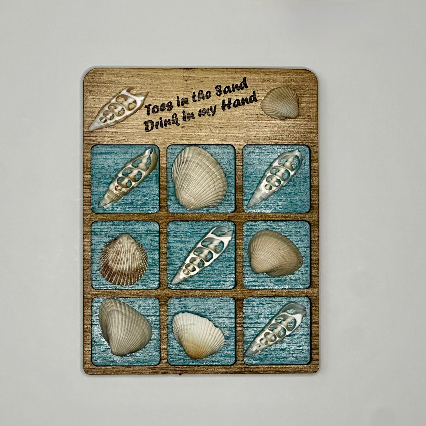 Tic Tac Toe – Wooden Game Board