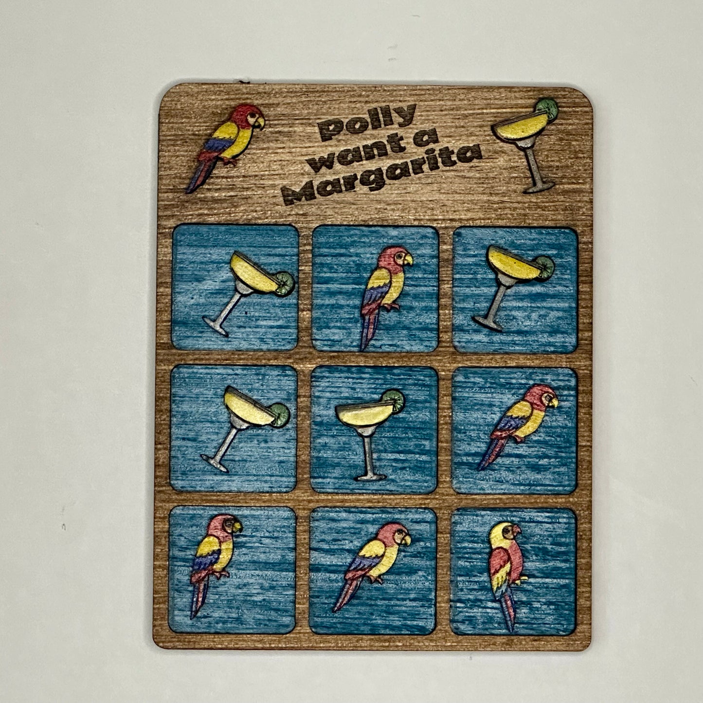 Tic Tac Toe – Wooden Game Board